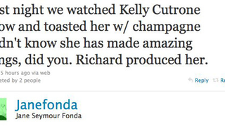Jane Fonda Loves Kelly Cutrone